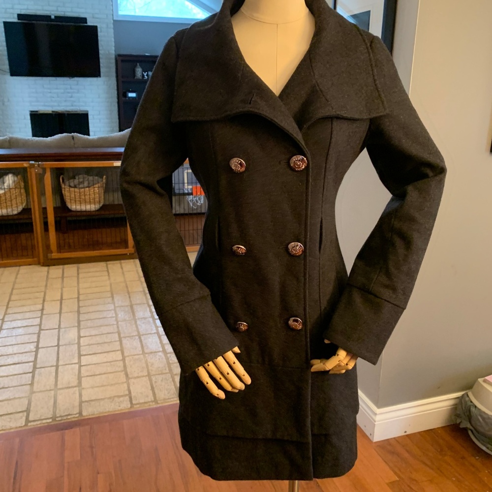 Guess Size S Wool/Poly Winter Coat